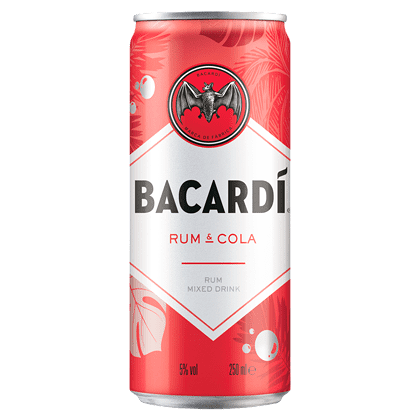 Bacardi Cola & Rum 25CL (5% alcohol)