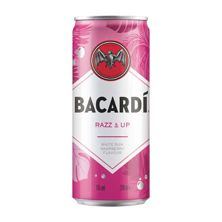 Bacardi RAZZ (Raspberry) 25CL (5% alcohol)