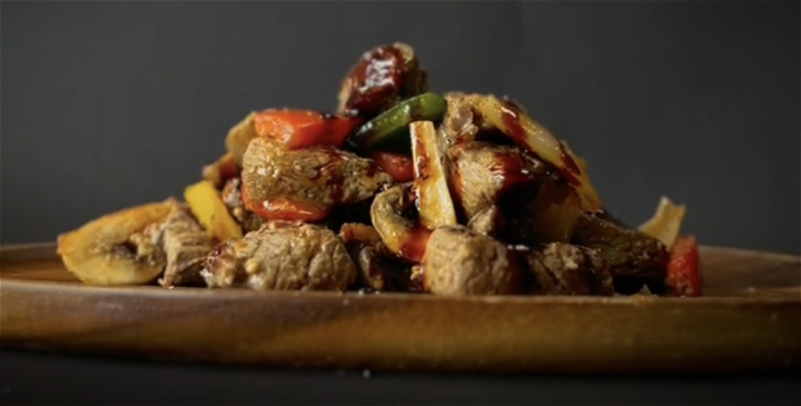 Biefstukpuntjes teriyaki