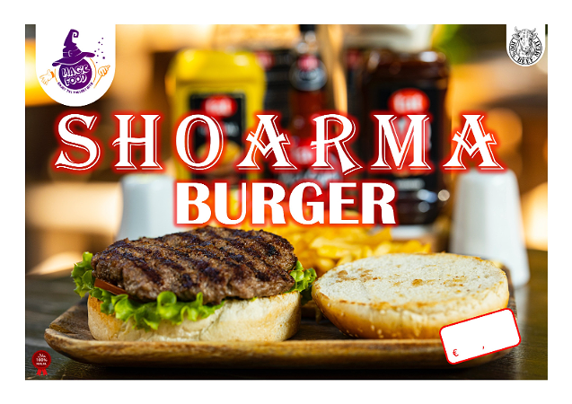 Shawarma Beef Burger Menu 