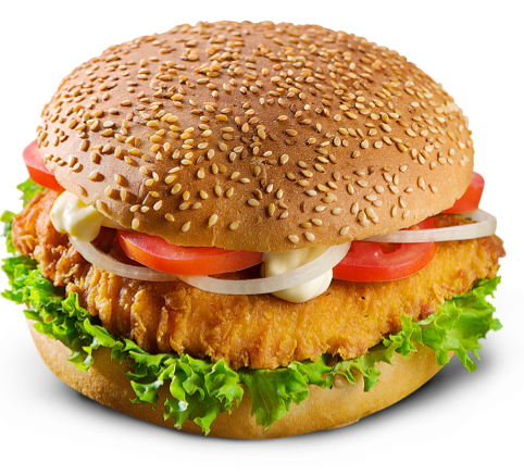Crunchy Filet Burger Menu