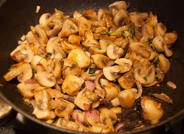 Champiñones al horno
