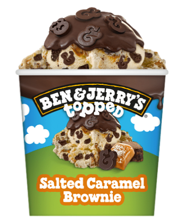 Ben & Jerry's Topped Salted Caramel Brownie 465ml