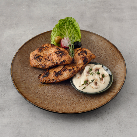 Kipfilet met frietjes en mayonaise