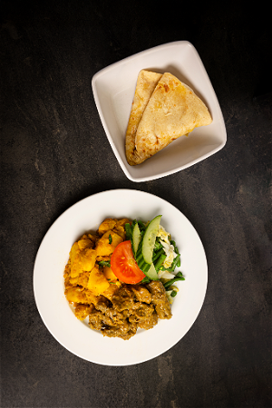 Roti Kerrie Lams 