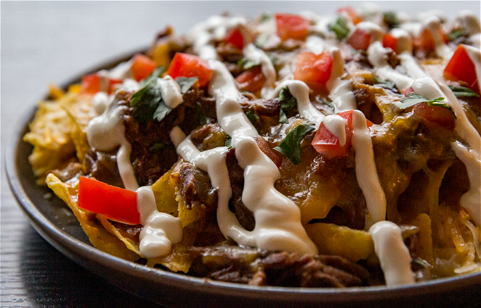Nacho's pulled beef
