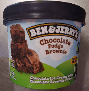 Ben&Jerry's chocolate fudge brownie