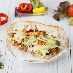 Broodje döner kip