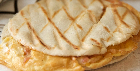 Pita kaas/ham