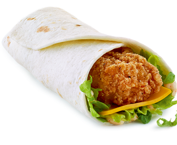 Crispy chicken wrap