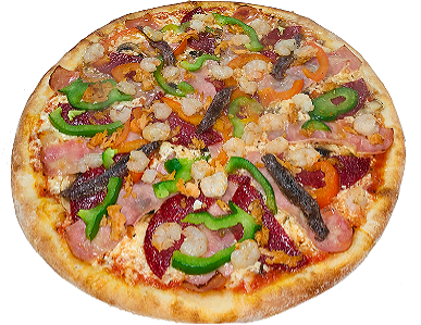 Pizza capricciosa speciale