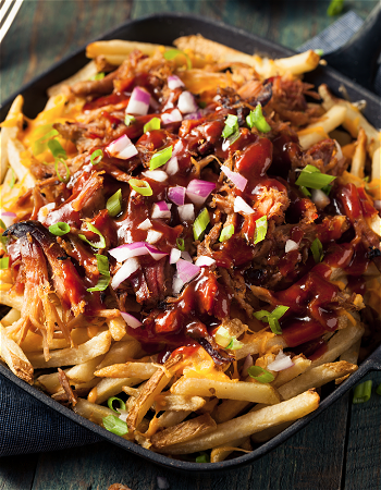 Loaded Fries Pulled Chicken