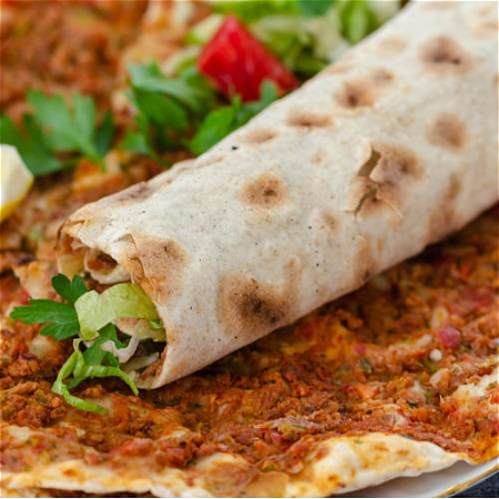 Turkse Pizza zonder vlees