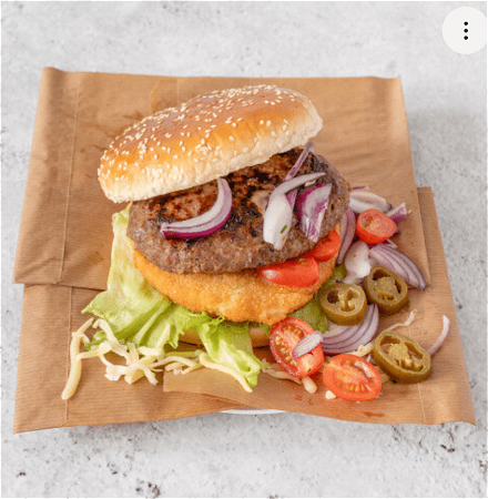 Burger drawala wołowy 