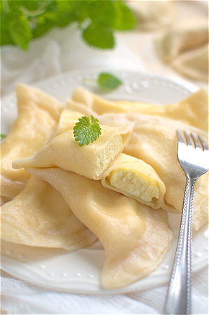 Pierogi z słodkim serem 