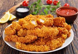 Kąski z kurczaka w chrupiącej panierce 12szt (400gr mięsa)