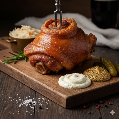 Golonka wieprzowa z chrzanem i musztardą