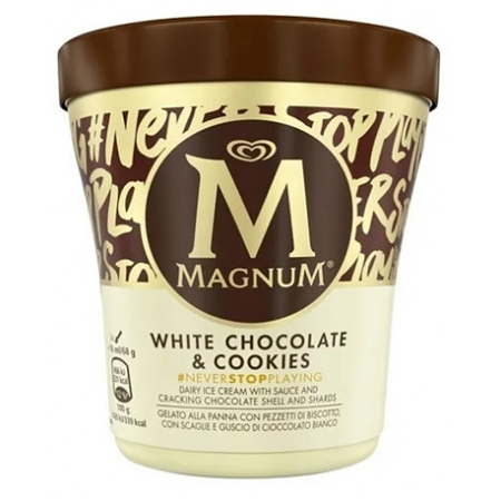 Magnum double white chocolate&cookies