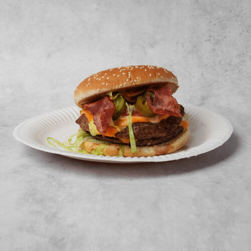 Kalfsbacon burger double