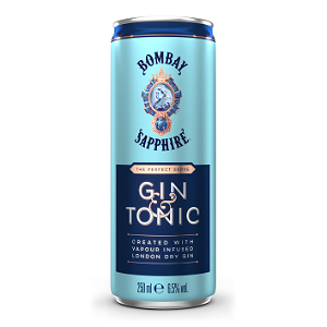 Bombay gin tonic