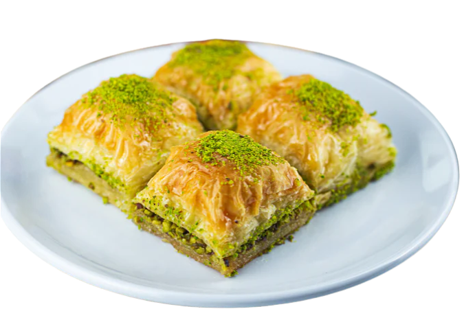 Pistachios baklava