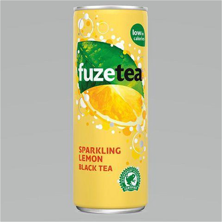 Fuze tea sparkling lemon blik