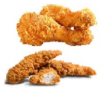 Chicken combo (2-Kipstukken 3-Hotwings 3-Tenders 5-Nuggets)