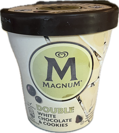 Magnum white chocolate & cookies