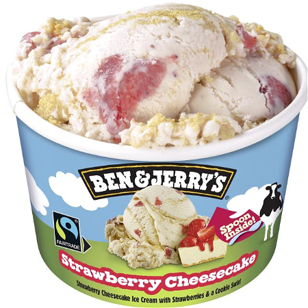 Ben & Jerry's Strawberry Cheesecake