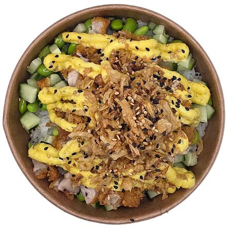 Crunchy Kip Poke Bowl