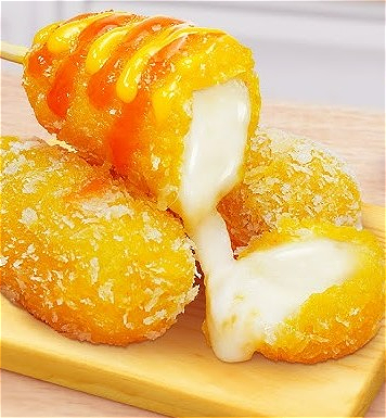 Homemade Korean Cheese  Corndog, 1 stuk medium