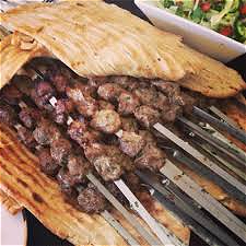 Gegrilde lamskebab