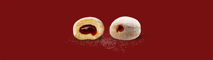 The very berry bite - 5 mini berliner bollen 