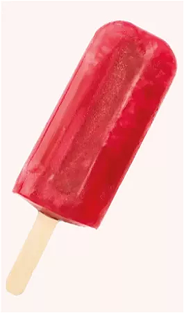 Waterijs Aardbei