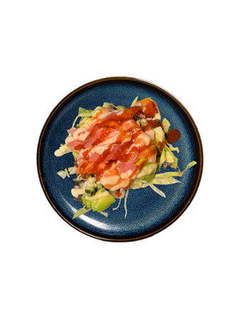 Kimchi sashimi salade