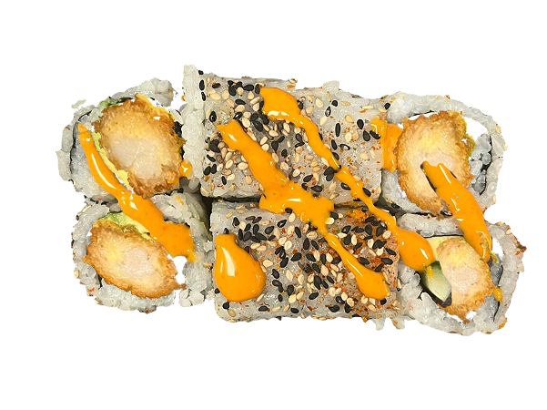 Spicy ebi tempura roll