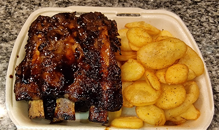 Spareribs hot of zoet 1 persoon