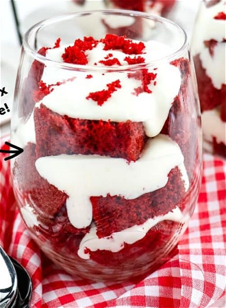 Red velvet jar ( homemade)