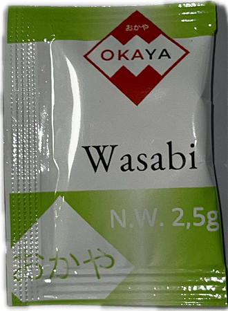 Ik wil GEEN wasabi ontvangen