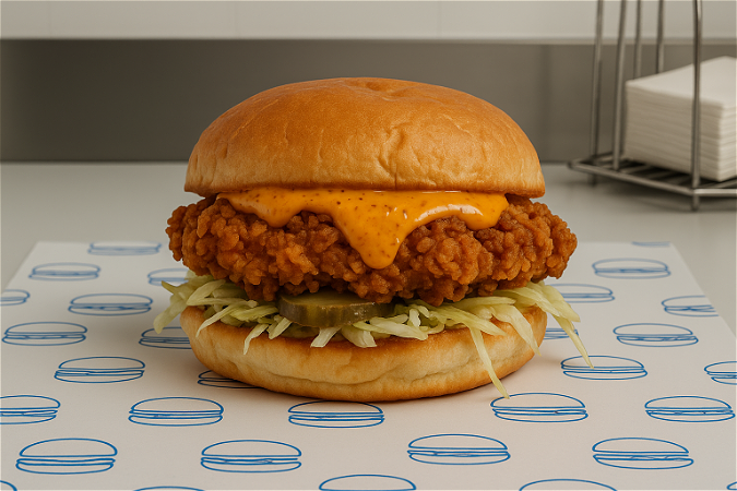 Andalouse chick burger