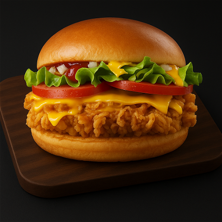 🔥 Crispy Chicken Burger