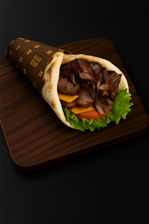 Cheese-Naan Kebab