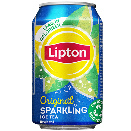 Lipton ice tea sparkling blik 330ml