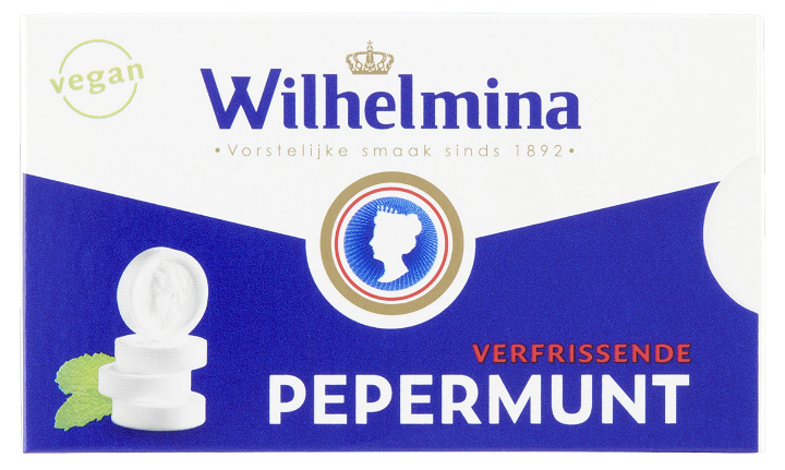 Wilhelmina pepermunt doos 100 gram