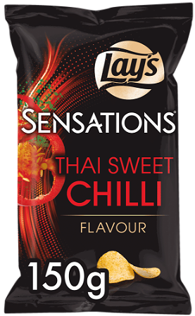 Lay's Sensations Thai Sweet chilli zak 150 gram