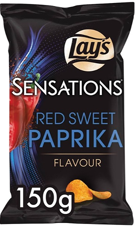 Lay's Sensations red sweet paprika zak 150 gram