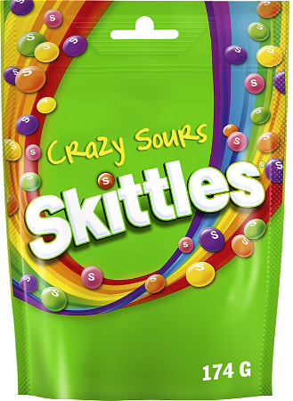 Skittles Crazy Sours zak 152 gram