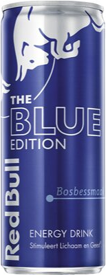 Red Bull Blue Edition Bosbes blik 250ml