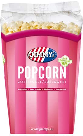 Jimmy's Popcorn zoet bak 140 gram
