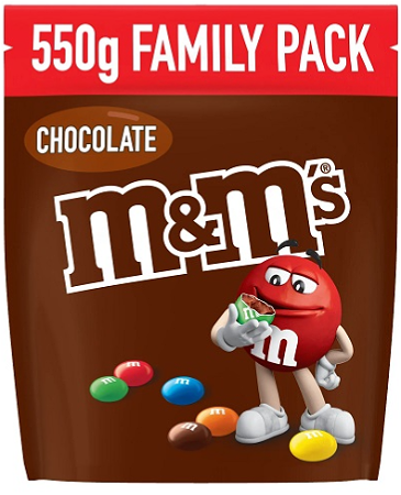 M&M's Chocolade zak 550 gram